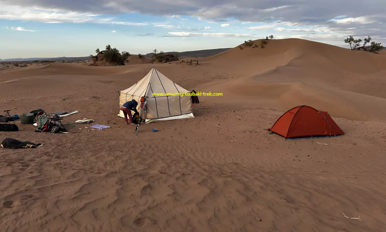 experience remote campsites in the dunes