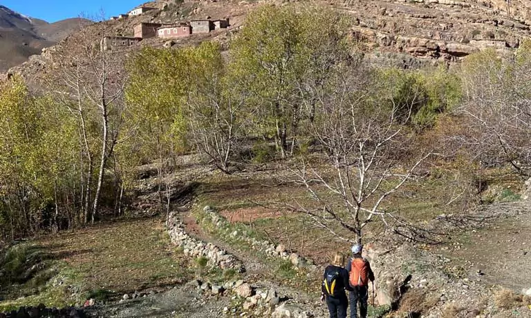 trekking adventure through the central high atlas